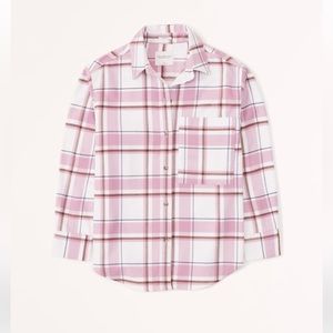 NWT Abercrombie & Fitch Oversized Flannel Shirt